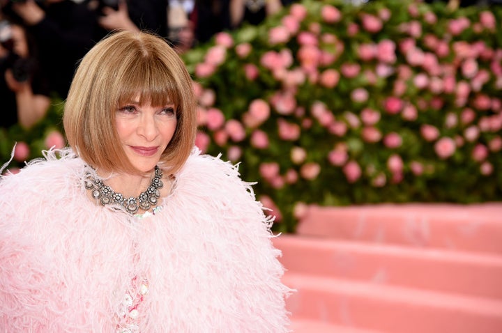 Anna Wintour attends the Met Gala Celebrating Camp: Notes on Fashion at the Metropolitan Museum of Art on May 6, 2019.