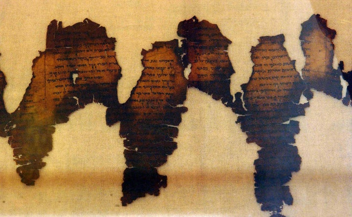 Real fragments of the Dead Sea Scrolls, considered one of the greatest archeological discoveries of the 20th century, are displayed at Montreal's Pointe-a-Callieres Archeological Museum.