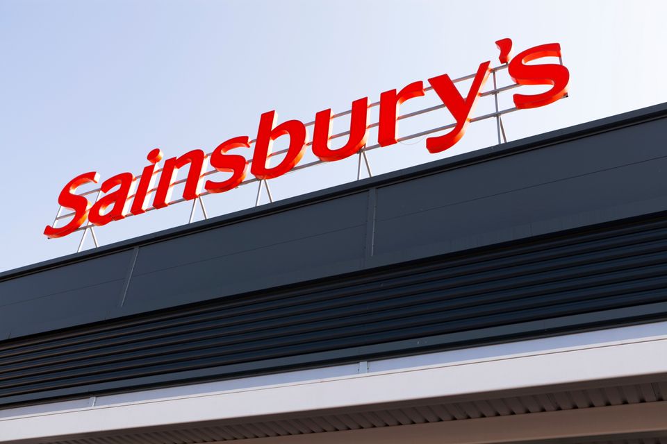 Newport, Wales UK - September 29, 2011: Sainsbury's shop sign at the Crindau store, Newport Gwent.