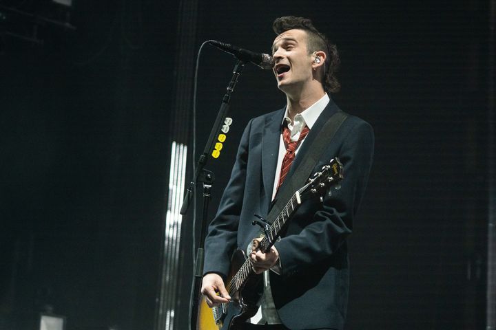 Matty performing at The O2 last month