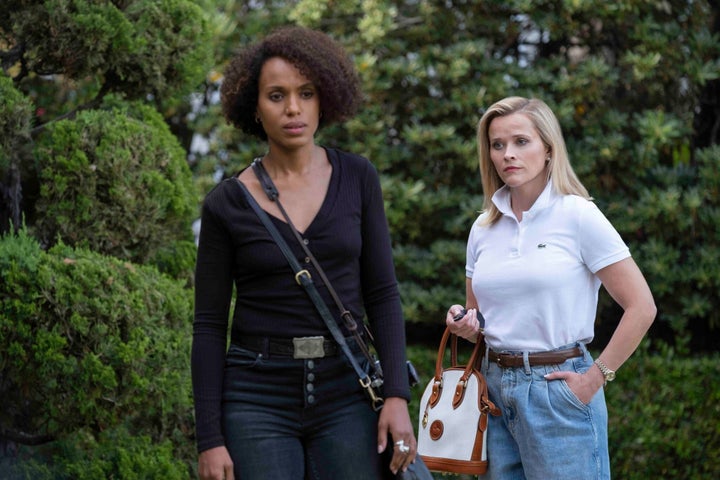 Kerry Washington and Reese Witherspoon in "Little Fires Everywhere." 