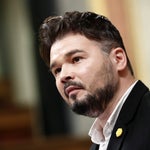 Rufián publica seis palabras tras el discurso del rey y se lleva miles de retuits en cinco