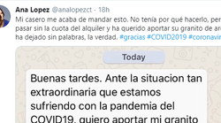 El solidario gesto de un casero con su inquilina en plena crisis por el