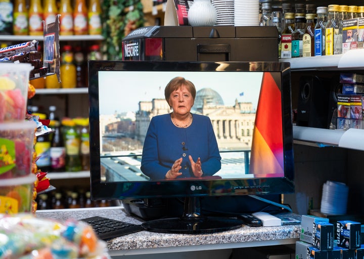Merkel se dirige a la nación.
