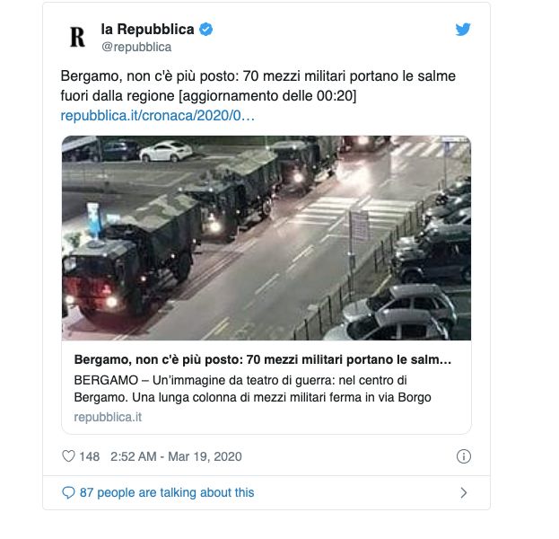 La Repubblica/Twitter