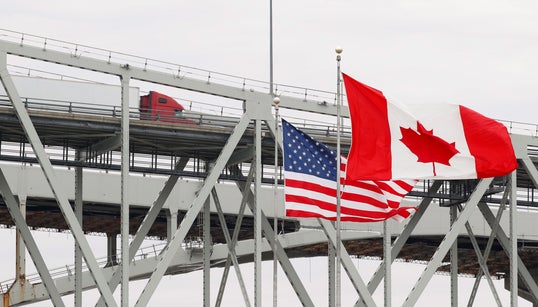 Canada-U.S. Border Closure Likely In Place By Weekend, Trudeau
