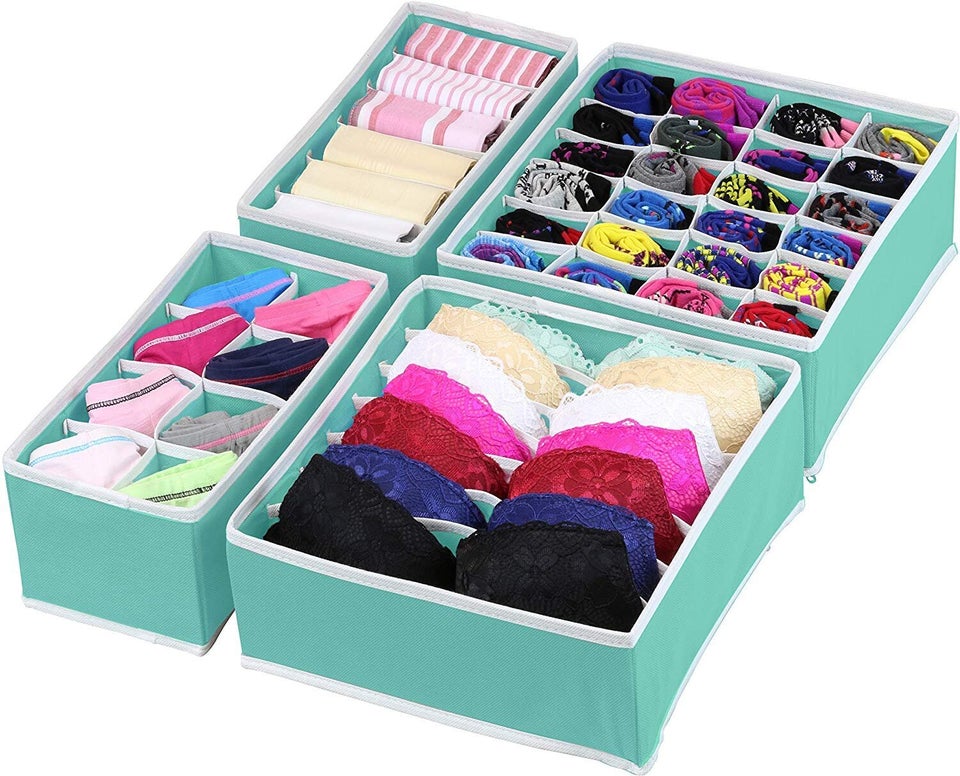 Yellow Weaves Undergarments Organizer for Women, Clothes Organizer for  Wardrobe, Drawer Organizer