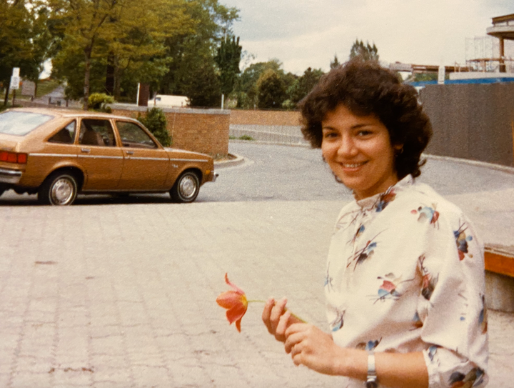 My mother, then 20 years old, celebrating her first Nowruz in the West. 