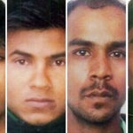 인도 2012년 버스 집단 성폭행범 4명에 대한 사형이