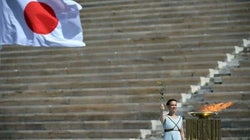 Y mientras, en Japón... aterriza la llama de los Juegos Olímpicos de Tokio