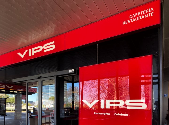 Un restaurante de Vips en Madrid.
