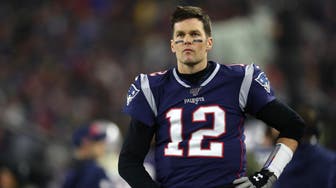 FOXBOROUGH, MASSACHUSETTS - JANUARY 04: Tom Brady #12 of the New England Patriots looks on from the sideline during the the AFC Wild Card Playoff game against the Tennessee Titans at Gillette Stadium on January 04, 2020 in Foxborough, Massachusetts. (Photo by Maddie Meyer/Getty Images)