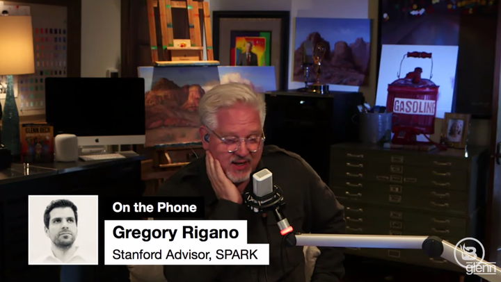 Rigano was interviewed on Glenn Beck's radio program. He claimed to have a "direct line" to the White House.