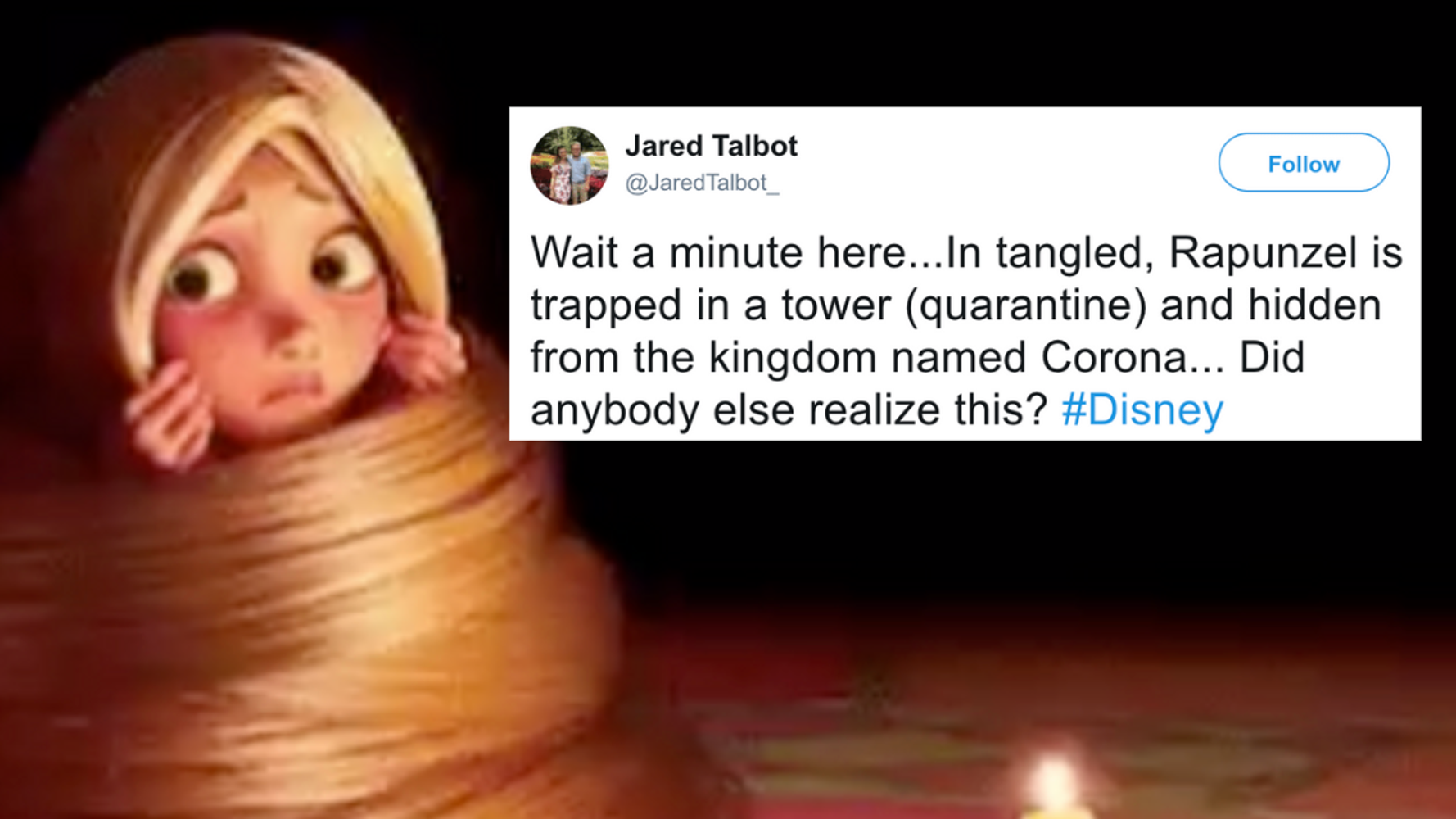 People Are Flipping Out About This Tangled Connection To Coronavirus Huffpost Entertainment