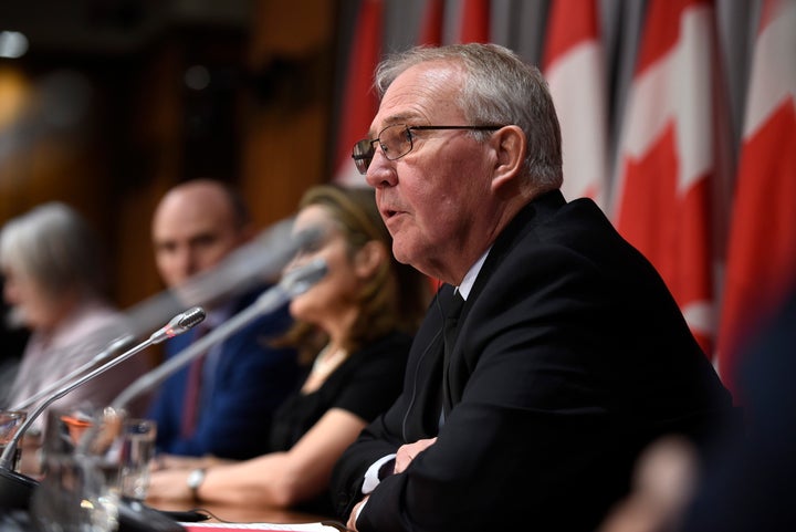 Public Safety Minister Bill Blair speaks at a press conference on COVID-19, at West Block on Parliament Hill in Ottawa on March 18, 2020.