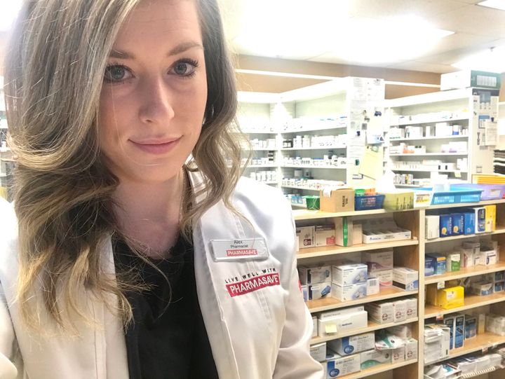 Pharmacist Alex Averback said the pharmacy she works in has never been busier than in recent days due to the coronavirus pandemic.