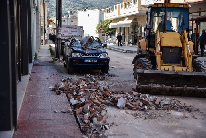 Ζημιές από το σεισμό στο Καναλλάκι Πρέβεζας