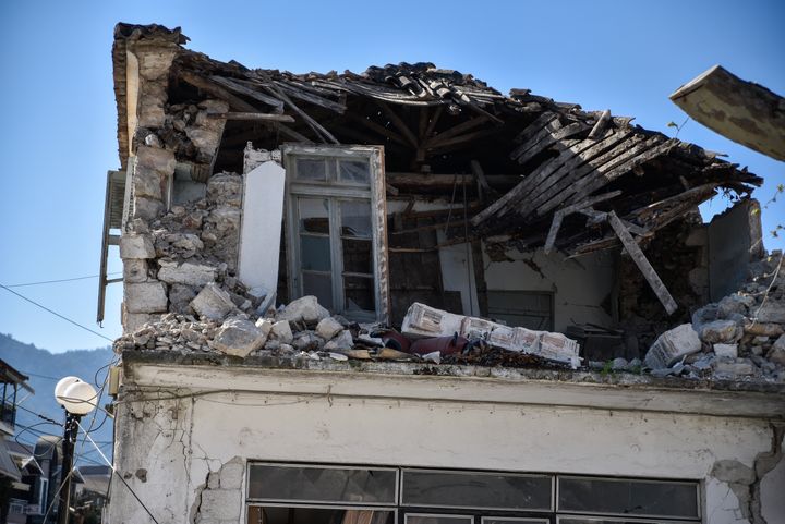 Ζημιές από το σεισμό στο Καναλλάκι Πρέβεζας