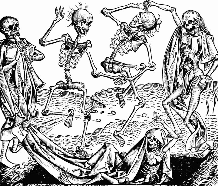 .Danse Macabre σύνηθες θέμα του Μεσαίωνα