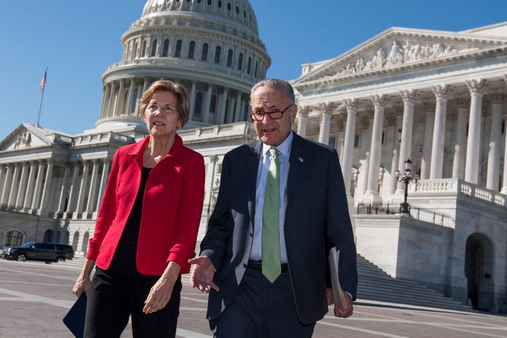Massachusetts Sen. Elizabeth Warren, whose presidential bid ended just over two weeks ago, unveiled a proposal with Senate Minority Leader Chuck Schumer and Ohio Sen. Sherrod Brown to cancel some student loan debt as part of an economic response to the coronavirus pandemic.