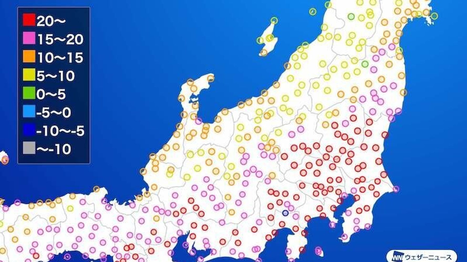 本州で今季初の夏日 東京でも今年最高気温23 7 観測 ハフポスト