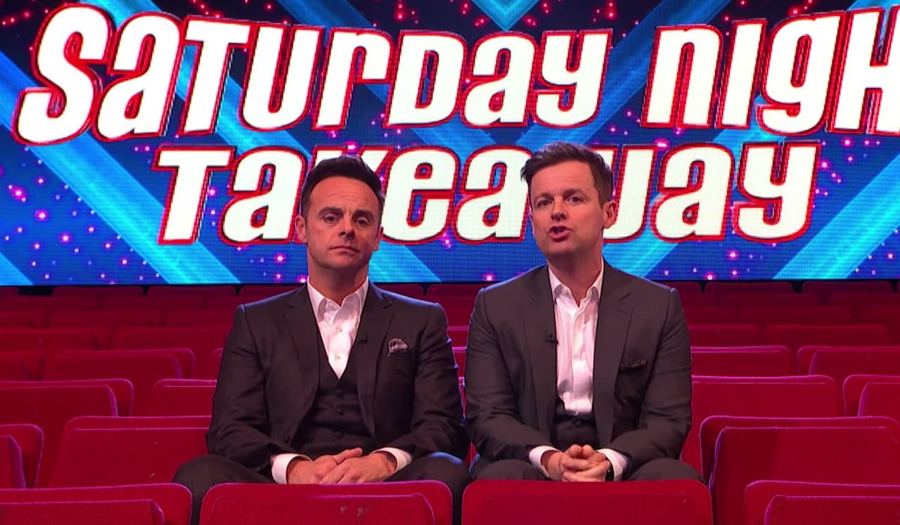 Ant and Dec hosted an episode of Saturday Night Takeaway without an audience