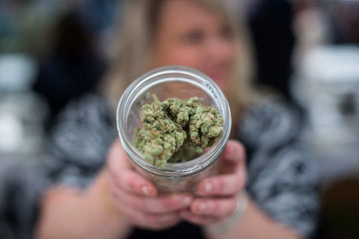 Marijuana sales are up in Canada.