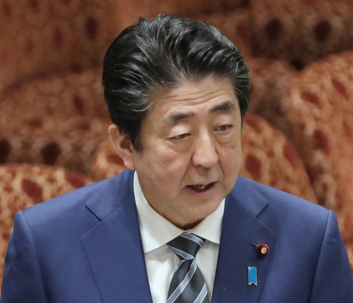 参院予算委員会で答弁する安倍晋三首相（3月9日撮影）