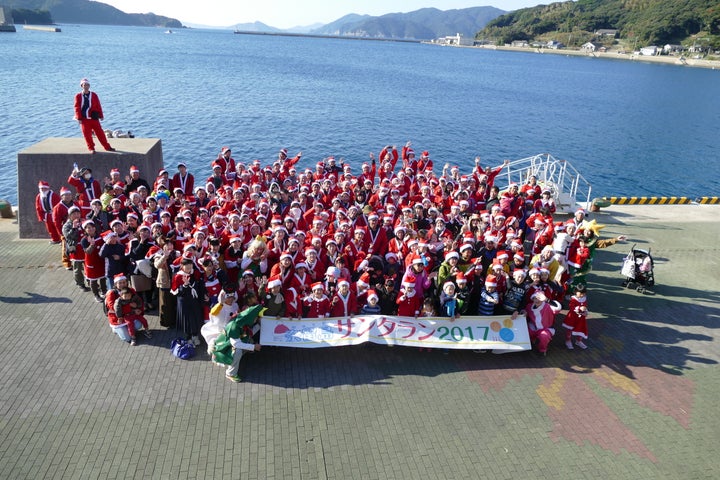 奈留島サンタラン（2019年12月）