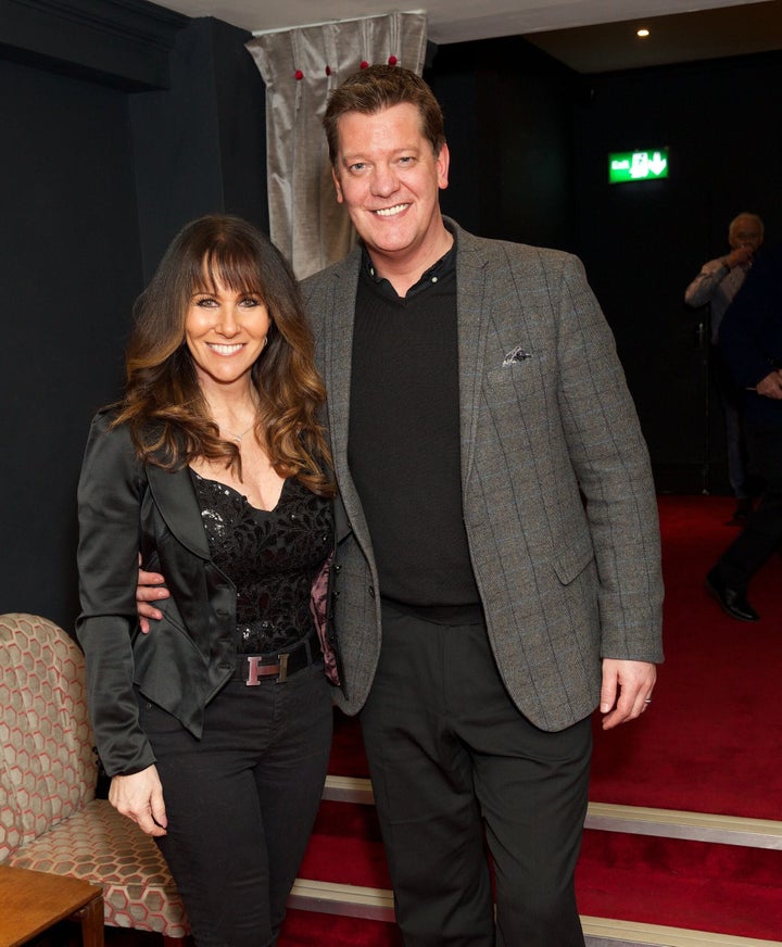 Linda Lusardi and Sam Kane, pictured in 2018