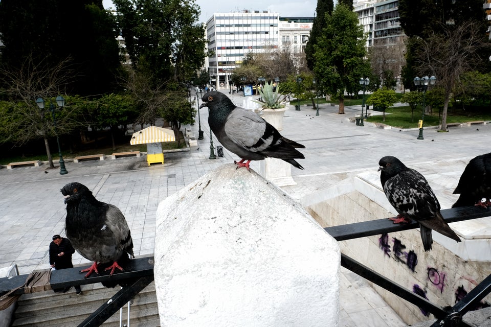 Φωτογραφίες: Η Αθήνα υπό απαγόρευση