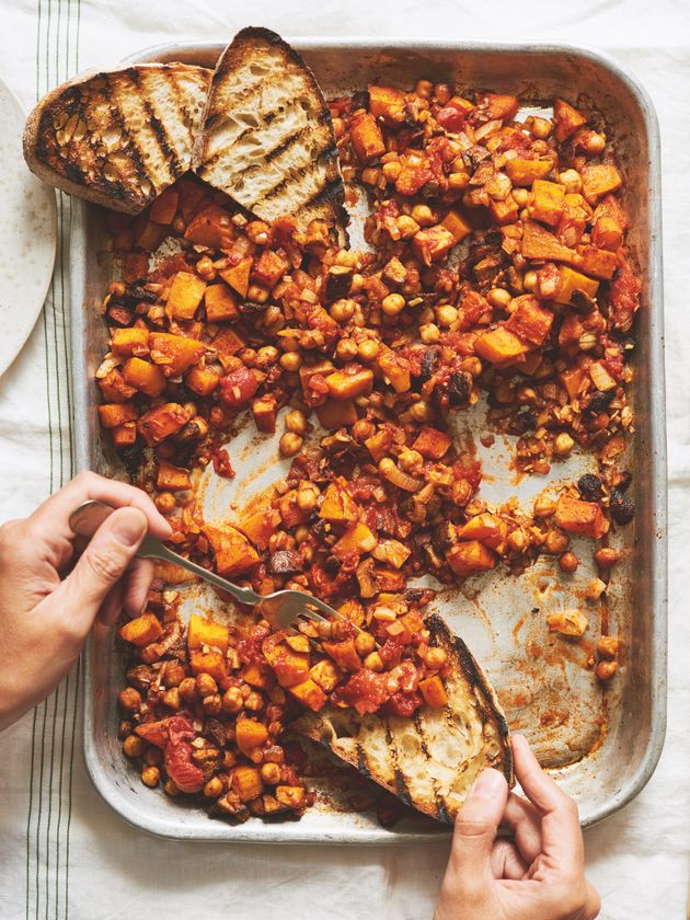 Butternut baked beans