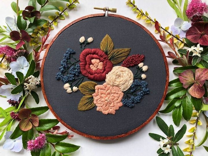 Some of these beginner embroidery kits come pre-stamped so you know exactly where to place each stitch. Others include everything you need to create your own design.