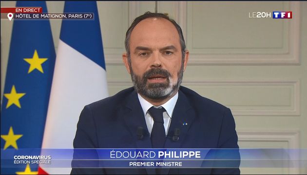 Edouard Philippe, invité du JT de TF1 le 23 mars