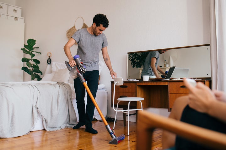 When you scrub hard enough or vacuum briskly enough, cleaning can act as a mini-workout and bring about the same neurochemical benefits as exercise.