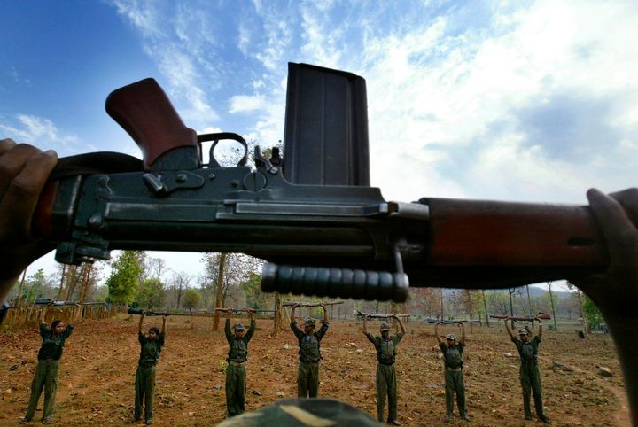 Maoist rebels or Naxalites in a file photo