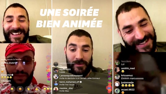 Benzema tacle Valbuena (et le coronavirus) sur