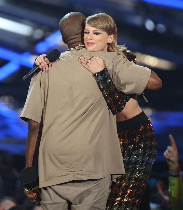 Kanye and Taylor in 2015, months before their feud reignited