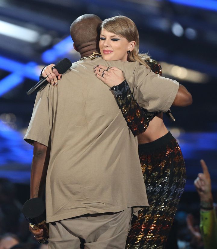 Kanye and Taylor in 2015, months before their feud reignited