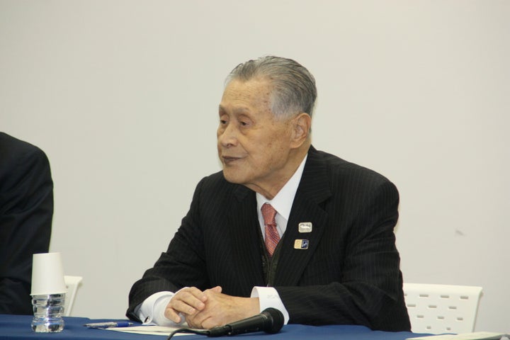 会見に出席した森喜朗会長