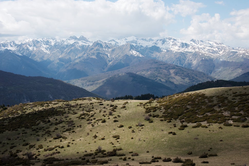 Views over the mountains of Mavrovo National Park, the last refuge of the endangered Balkan Lynx.