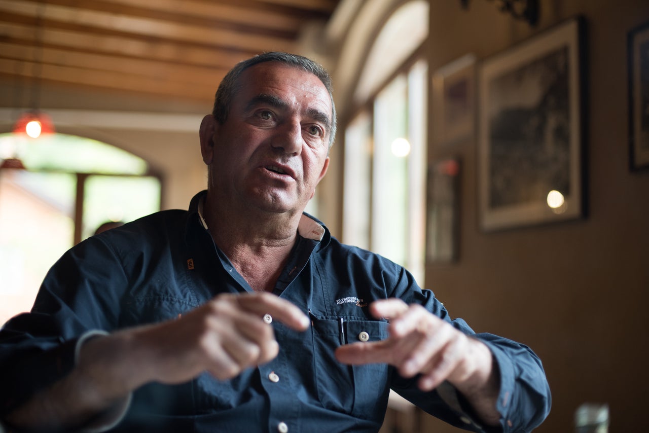 Cane Petrevski, the former director of Mavrovo National Park, photographed in Janche, a village within the national park.