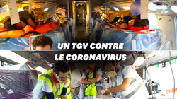 À quoi ressemble le TGV médicalisé qui va évacuer des malades du Grand