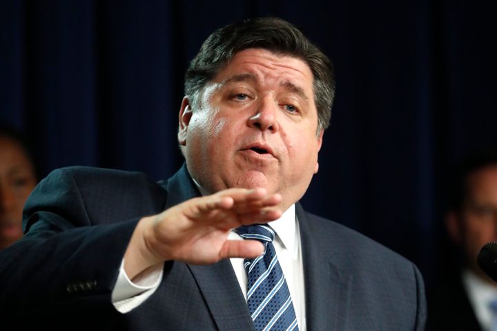 Illinois Gov. J.B. Pritzker said he has been competing against foreign customers and his fellow governors in his quest to get ventilators for his state's hospitals.