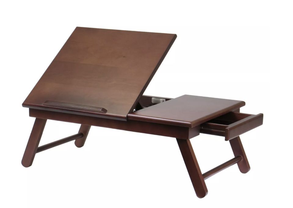 A laptop rest that looks exactly like a desk 