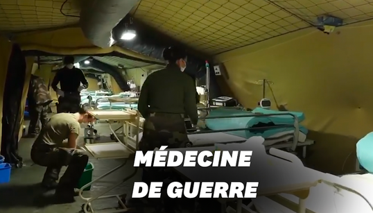 Au cœur de l’hôpital militaire installé à