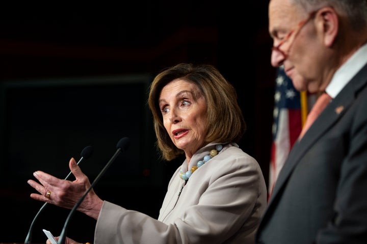 Progressives are unsure how to approach a bailout bill that House Speaker Nancy Pelosi (D-Calif.) and Senate Minority Leader Chuck Schumer (D-N.Y.) are negotiating with Donald Trump.