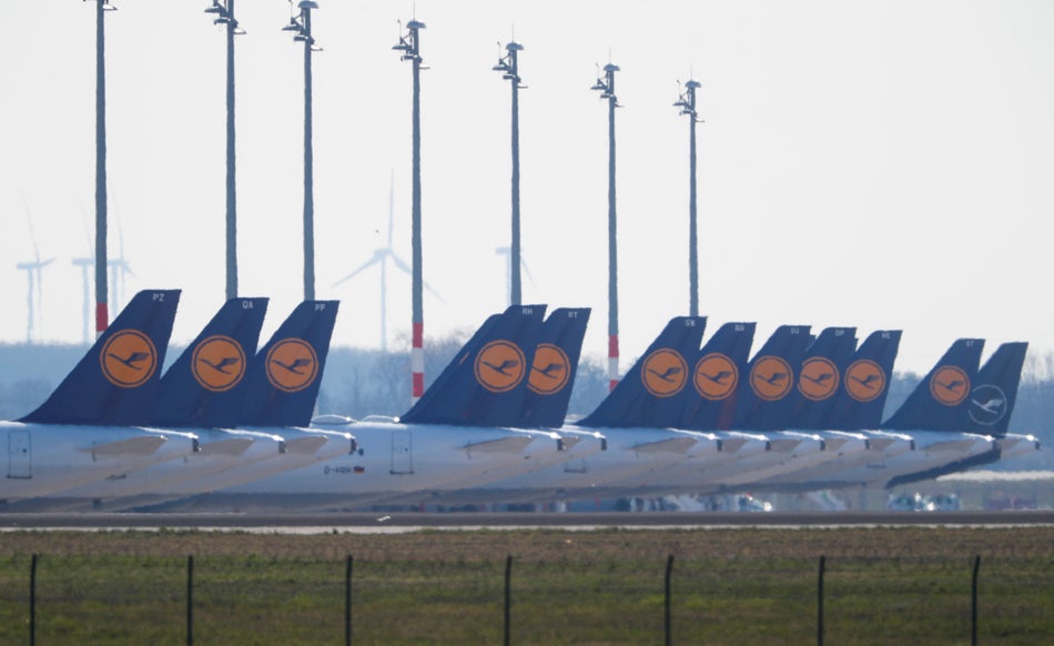 Berlin Schönefeld International Airport. Berlin, Germany. March 24, 2020.