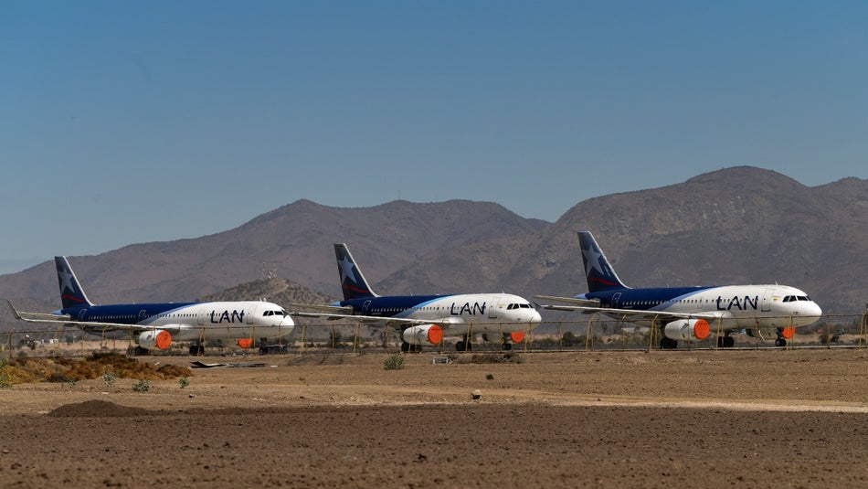 Santiago International Airport. Santiago, Chile. March 24, 2020.