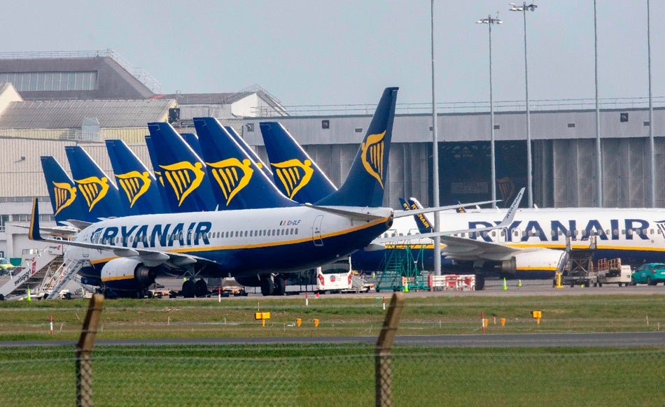 Dublin Airport. Dublin, Ireland. March 24, 2020.